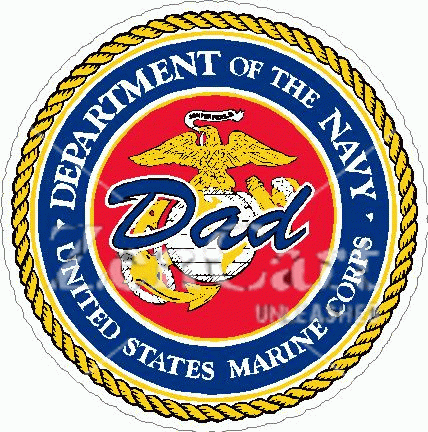 U.S. Marine Dad Decal