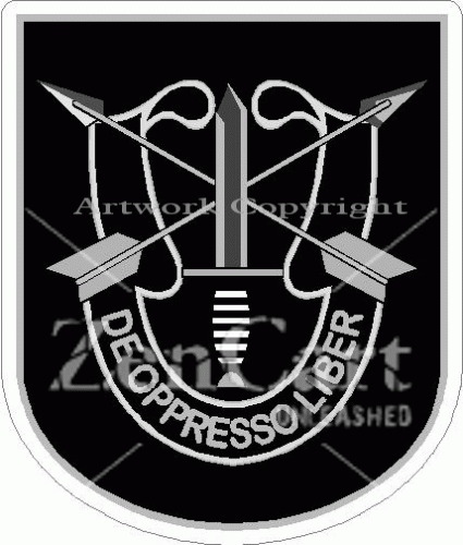 U.S. Army 5th. Special Forces Decal