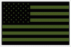 OD Green US Flag Decal