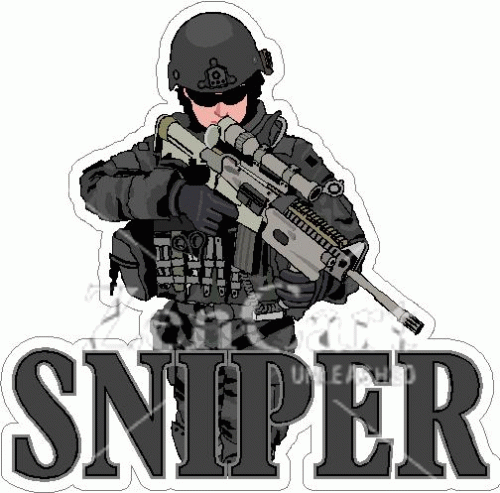 Police / Sheriff Sniper Decal