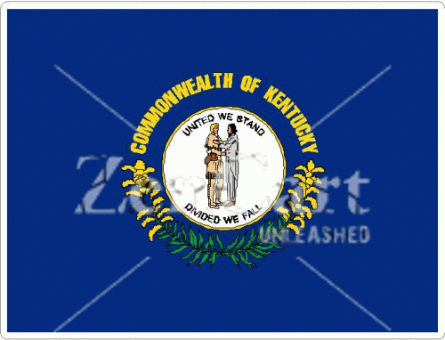 Kentucky State Flag Decal