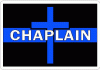 Thin Blue Line Chaplain w/ Cross Decal