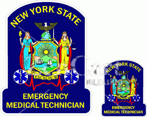 New York State Emergency Medical Technician Decal