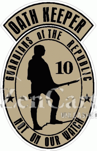 Oath Keeper Guardians Of The Republic Decal