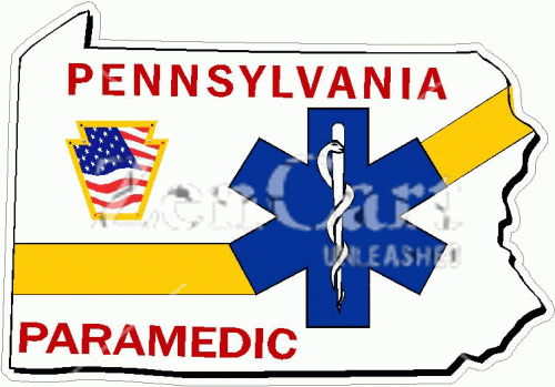 Pennsylvania Paramedic Decal