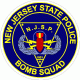 New Jersey State Police Bomb Squad Decal