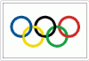 Olympic Flag Decal