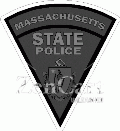 Massachusetts State Police Subdued Decal