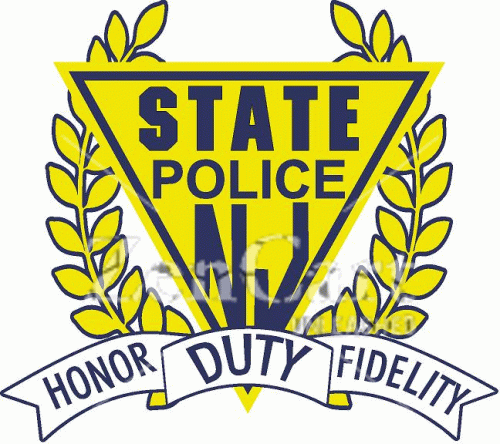 New Jersey State Trooper Patch \"Fidelity\" \"Honor\" \"Duty\"