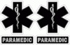 Subdued / Black Paramedic Decal Set