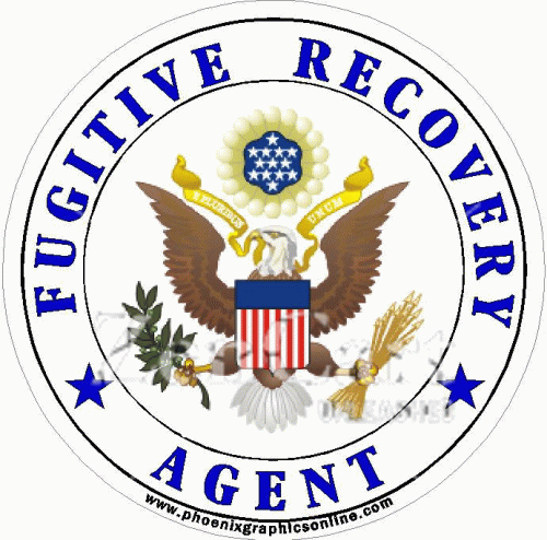 Fugitive Recovery Agent Decal