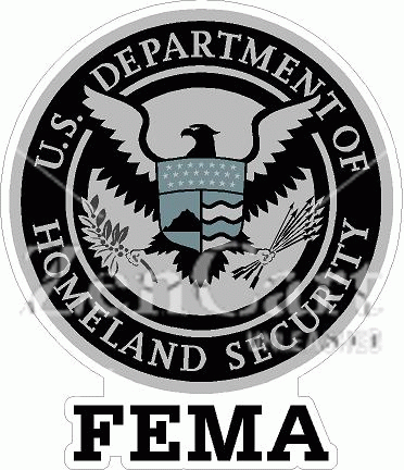 FEMA Federal Emergency Management Agency Subdued Decal