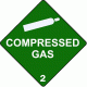 Compressed Gas decal