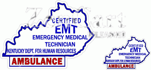 Kentucky Emergency Medical Technician Decal