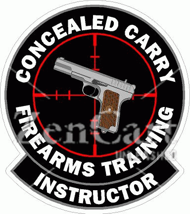 Concealed Carry Firearms Tranning Instructor Decal