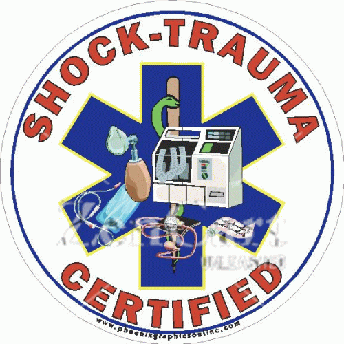 Shock-Trauma Certified Decal