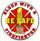 Be Safe Sleep With A Firefighter Decal