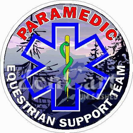 Paramedic Equestrian Support Team Decal