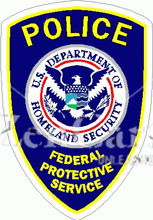 DHS Police Federal Protective Service Decal