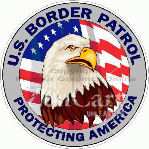 U.S. Border Patrol Protecting America Decal