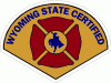 Wyoming State Certified Firefighter Decal