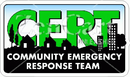 CERT Community Emergency Response Team Decal