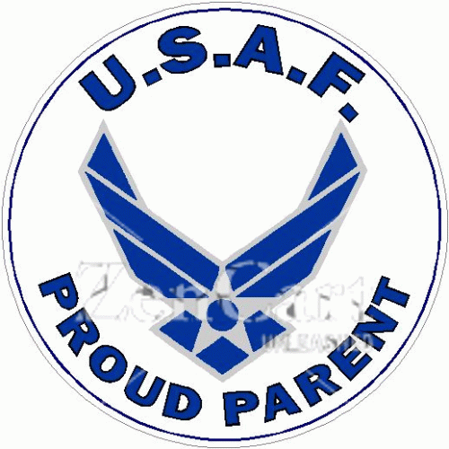 USAF Proud Parent Decal