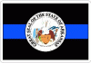 Thin Blue Line Arkansas State Seal Decal