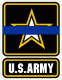 Army Thin Blue Line Decal