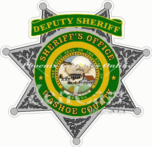 Deputy Sheriff Washoe County Decal