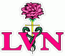 LVN Caduceus w/ Rose Decal