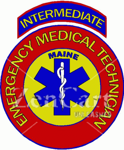Maine EMT Intermediate Decal