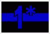1 Ass To Risk Thin Blue Line Decal