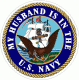 My Husband Is In The U.S. Navy Decal