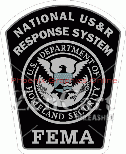 FEMA National US&R Response Team Subdued Decal