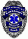 First Responder Emergency Medical Care Badge Decal