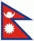 Nepal Flag Decal