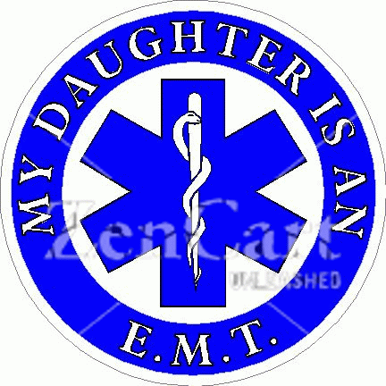 My Daughter Is An EMT Decal