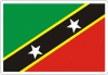 Saint Kitts and Nevis Flag Decal