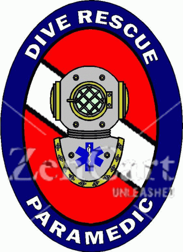 Dive Rescue Paramedic Decal