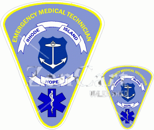 Rhode Island EMT Decal
