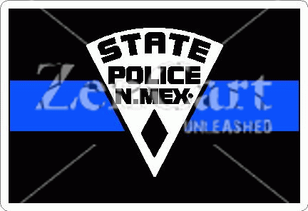 Thin Blue Line New Mexico State Police Decal