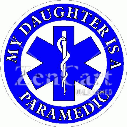 My Daughter Is A Paramedic Decal