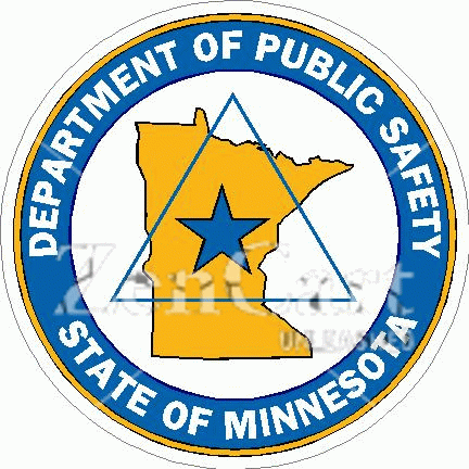 State Of Minnesota Dept. Of Public Safety Decal