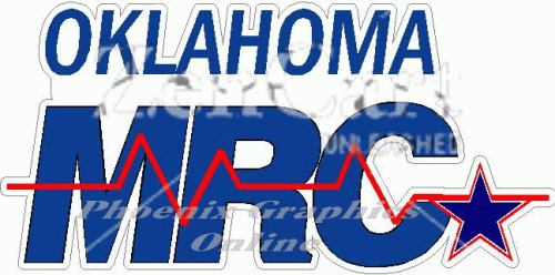 Oklahoma MRC Medical Reserve Corps Decal
