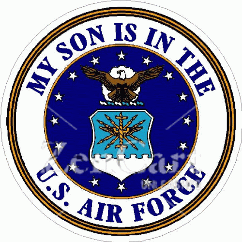 My Son Is In The U.S. Air Force Decal
