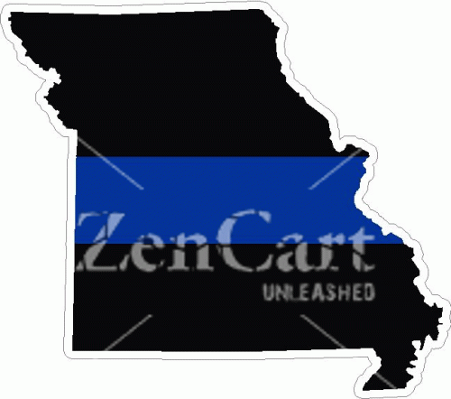 State of Missouri Thin Blue Line Decal