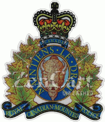 Royal Canadian Mounted Police Decal
