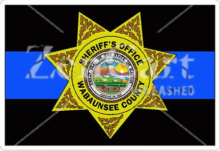 Blue Line Sheriff\'s Office Wabaunsee County Decal
