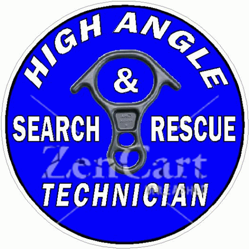 High Angle Search & Rescue Technician Decal 2\"